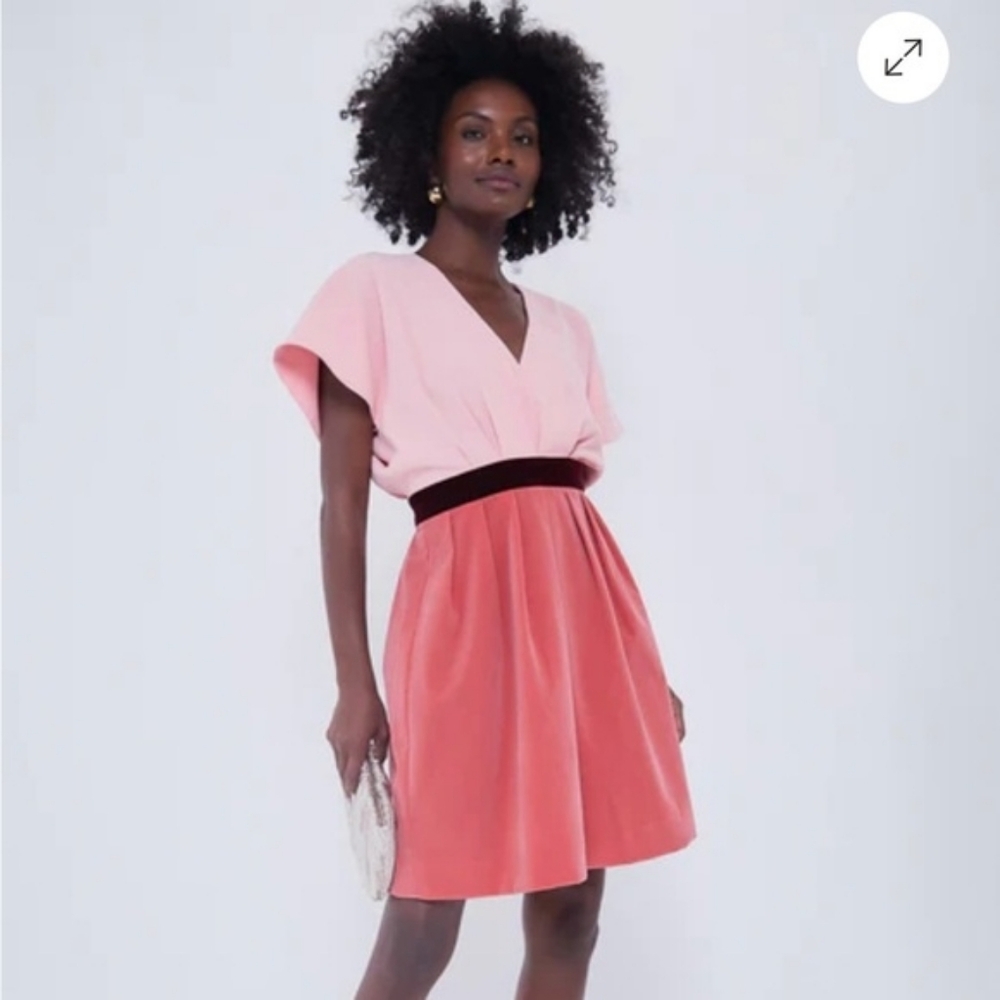 💘 Pink Velvet Pomander Place Dress (Tuckernuck)